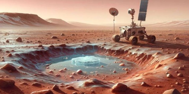 Mars yüzeyinde tarihi keşif