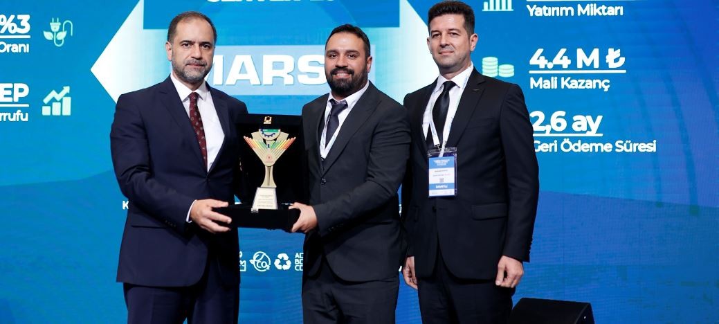 Marsa’nın “Tesis İçinde Buhar Verimliliği” projesine ödül