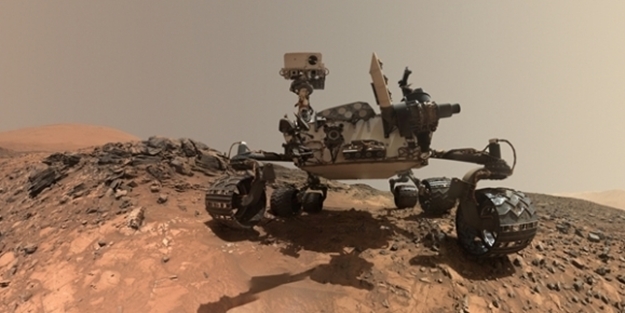 Mars'ta böyle selfie çekti