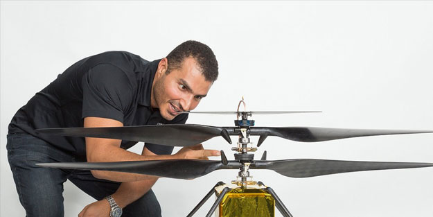 Mars’ta uçan helikopterin mühendisinden Filistin’e çağrı: Asla ümitsiz olmayın