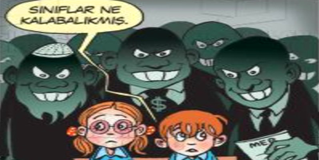 Masa devrilince dostluk gümledi: Cumhuriyet gazetesi, Temel Karamollaoğlu'nun karikatürünü çizdi..