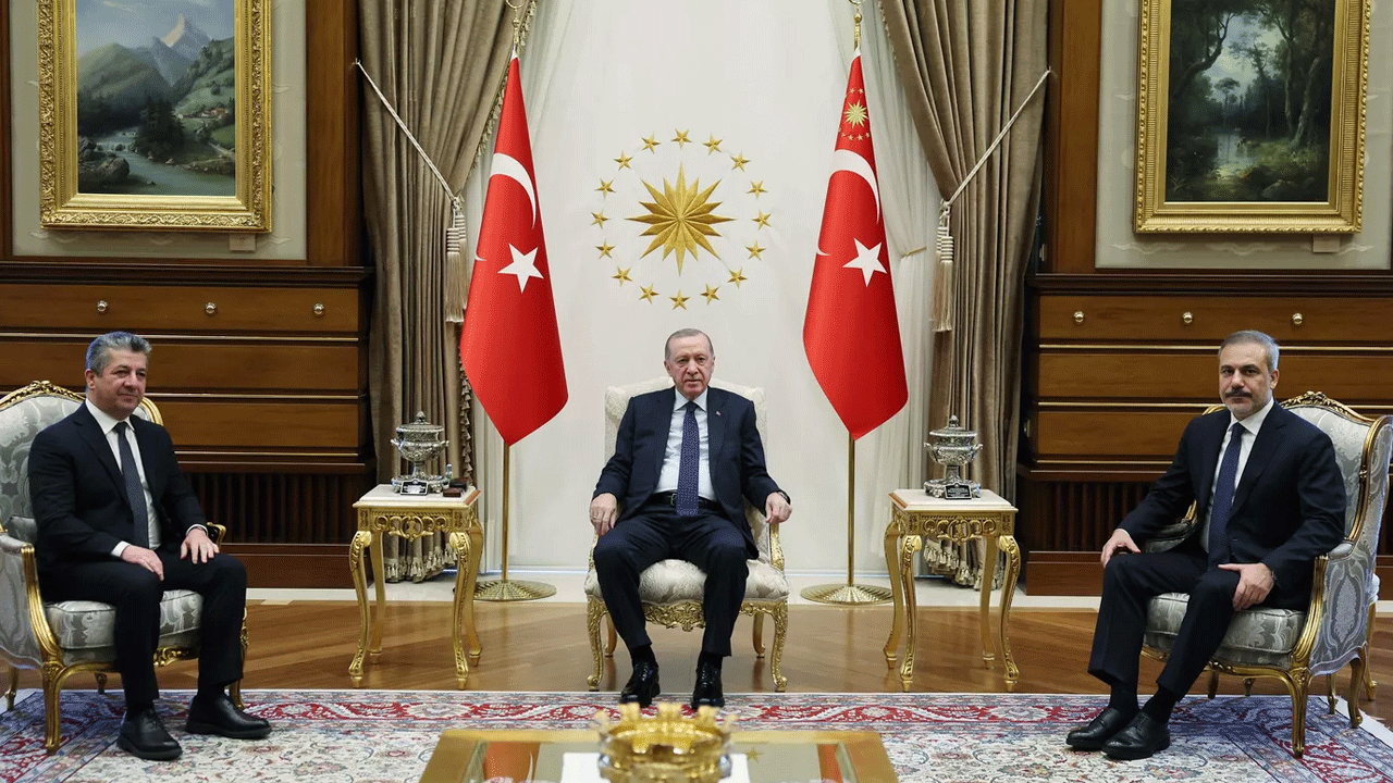 Masada önemli konular var! Erdoğan, Barzani'yi kabul etti