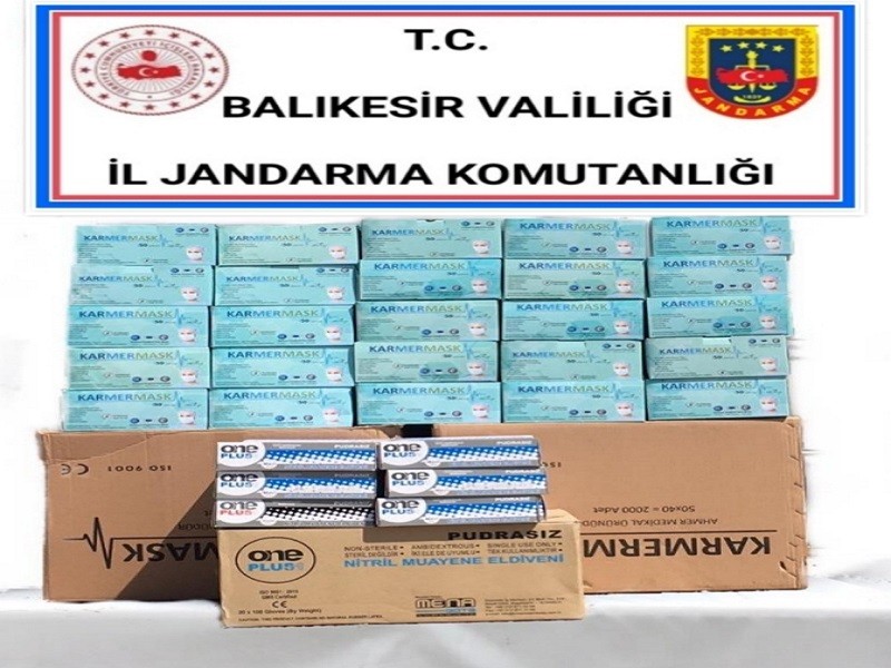 Maske stokçusu yakalandı 