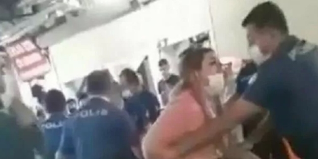 Maske takmadı! Ceza kesilince polise yumruk attı