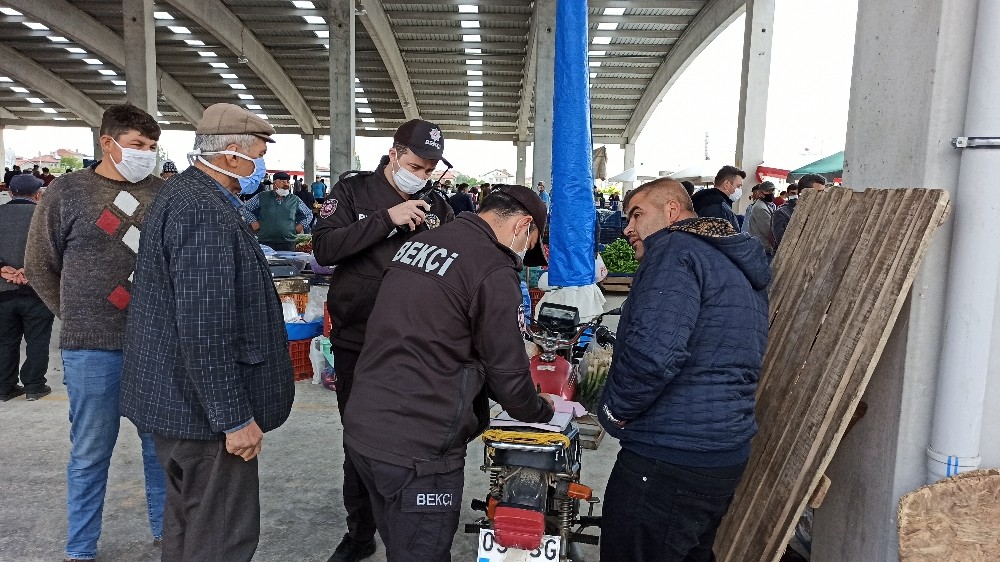 Maske tedbirine uymayanlara ceza uygulandı 
