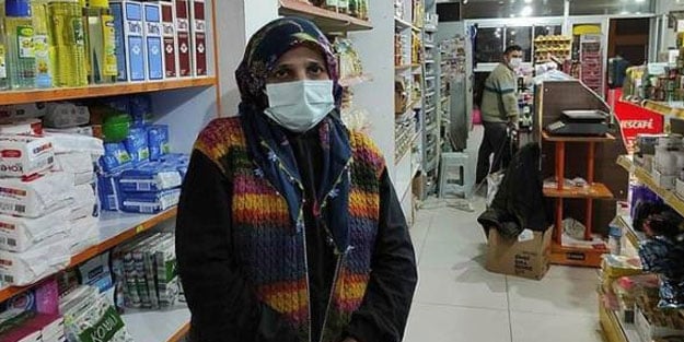 Maskeli hırsız silahla market soydu