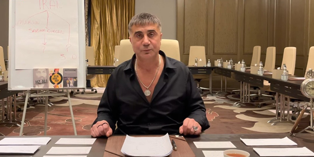 Maskesi düşen Sedat Peker, Süleyman Soylu'yu tehdit etti