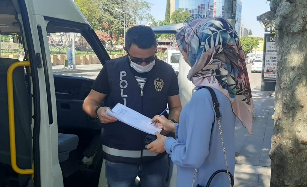 Maskesiz gezenler cezadan kaçamıyor 