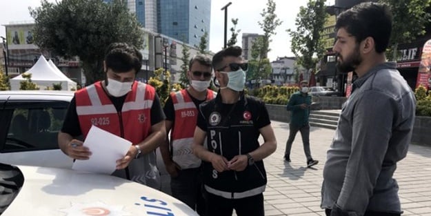 Maskesiz sokağa çıkan adam kendini böyle savundu