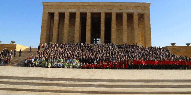 Masonlar, Anıtkabir'i ziyaret etti