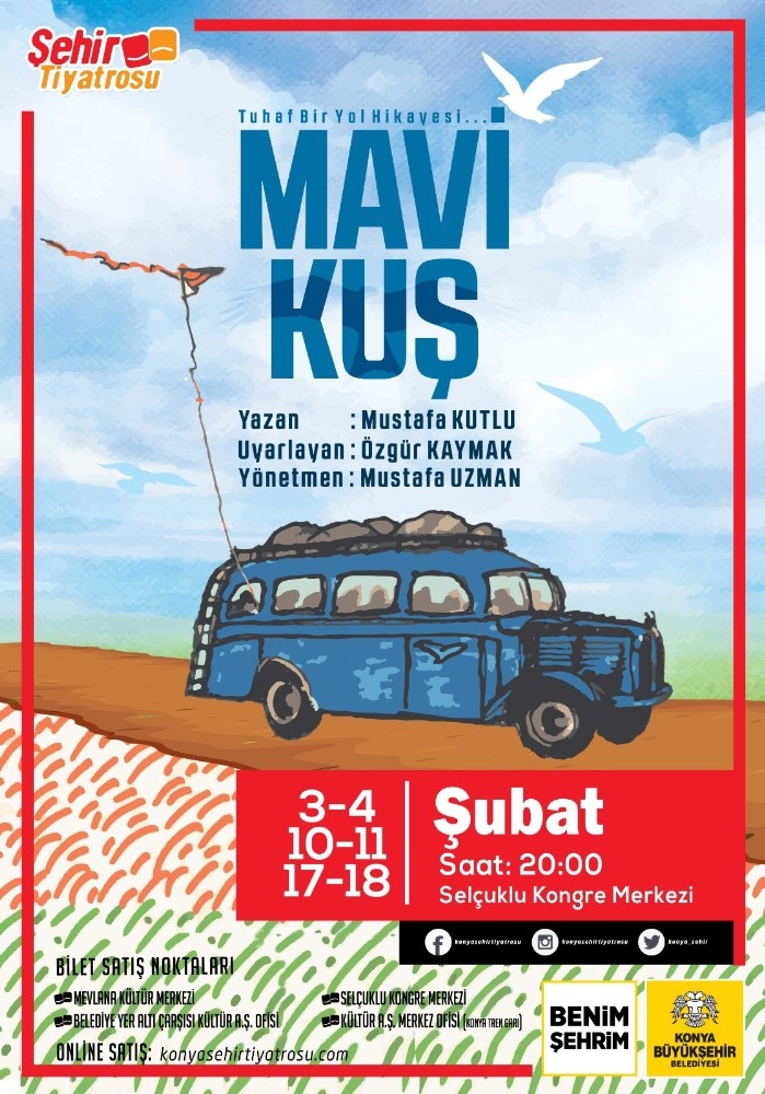 “Mavi Kuş” Konya Şehir Tiyatrosu’nda 
