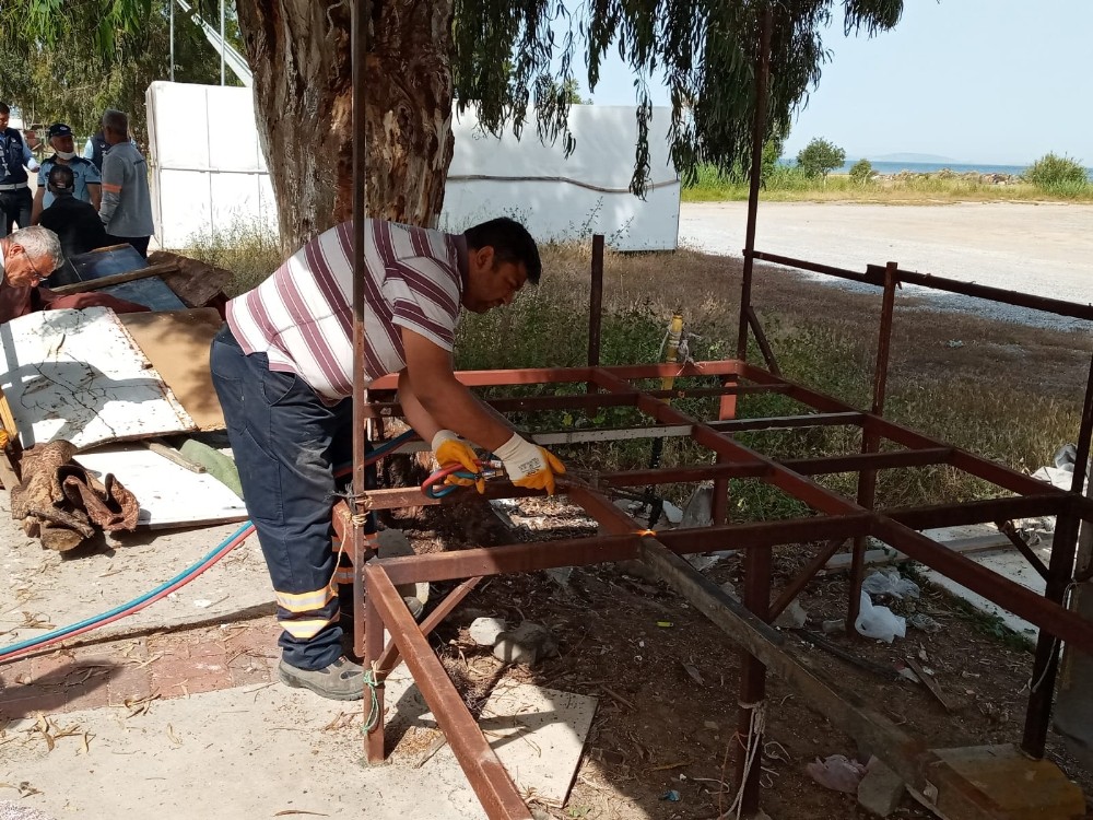 Mavişehir Pazaryeri sezon öncesi bakıma alındı 