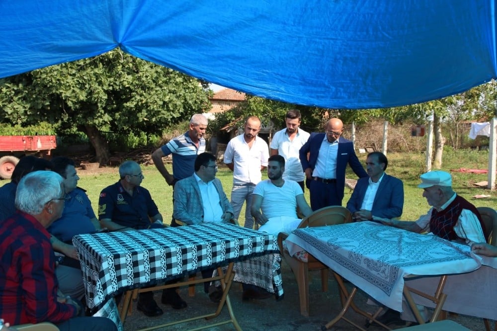Mayına basarak yaralanan askere protokolden moral 
