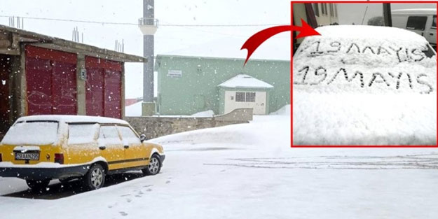 Mayıs ayında kar sürprizi! 12 il beyaza büründü