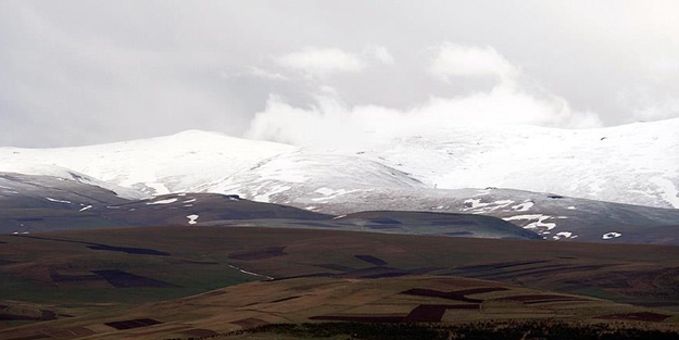 Mayıs ayında kar yağdı