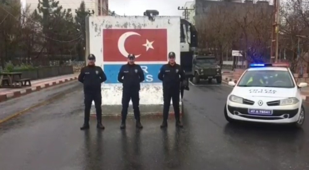 Mazıdağı polisinden ’evde kal’ çağrısı 