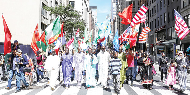 Mazlumlar için yürüdüler