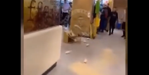 McDonald's'a fareli protesto! 'Bu fareleri yiyin daha iyi'