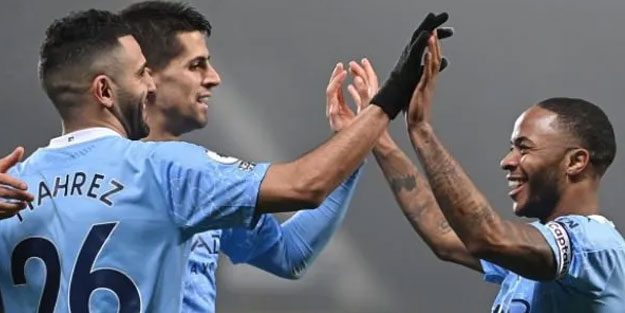 M.City, W.Bromwich'i yenerek liderliğe yükseldi