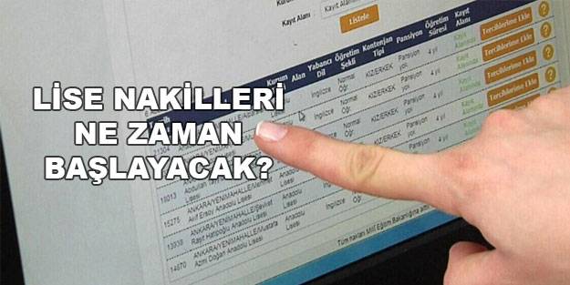 MEB 2022 2. dönem lise nakil başvurusu ne zaman, başladı mı? Lise nakil başvuru tarihi…