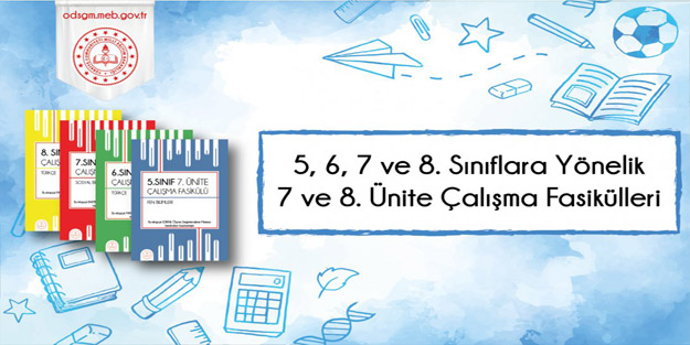 MEB ortaokul çalışma fasikülleri nasıl indirilir? 5. 6. ve 7. sınıflar için 3000 test indirme ekranı