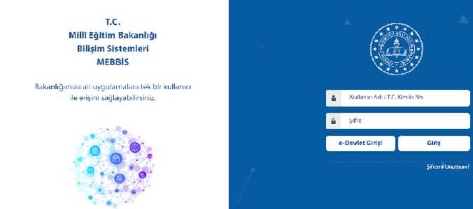 MEBBİS öğretmen girişi