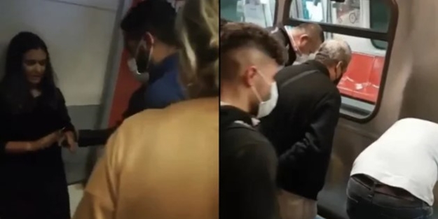 Mecidiyeköy metrosunda korku dolu anlar! Genç kızın üstünden 2 vagon geçti
