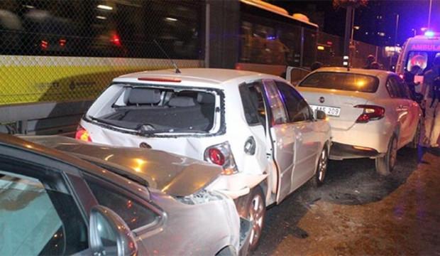 Mecidiyeköy’de zincirleme kaza: Yaralılar var