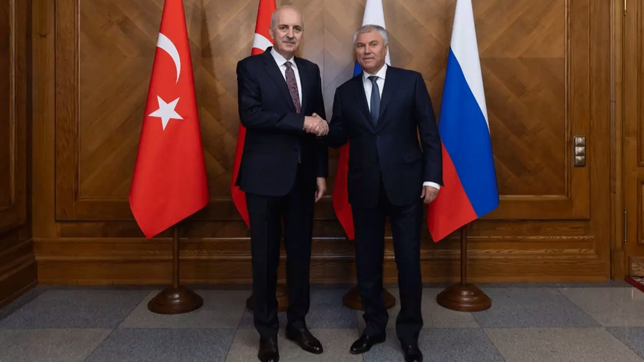 Meclis Başkanı Kurtulmuş, Volodin ile görüştü