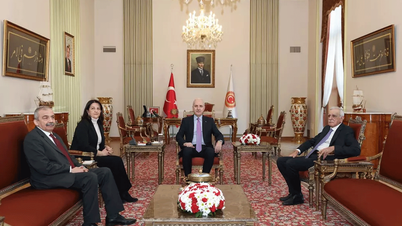 Meclis Başkanı Kurtulmuş'la görüşen DEM Parti'den ilk açıklama
