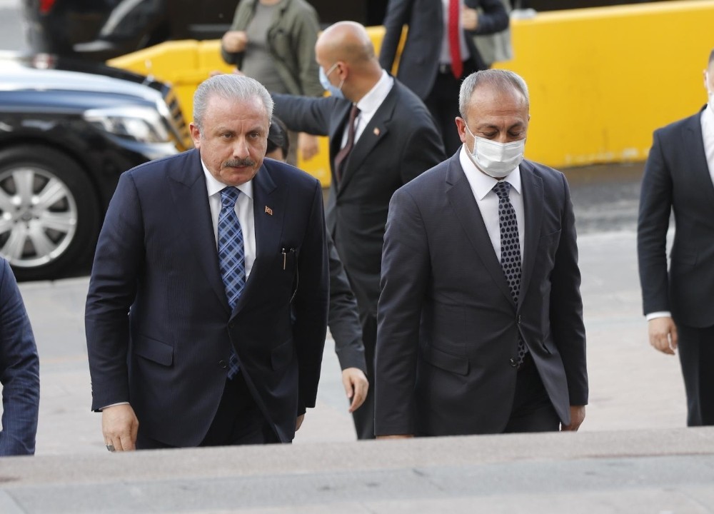 Meclis Başkanı Şentop, MHP Genel Merkezinde 