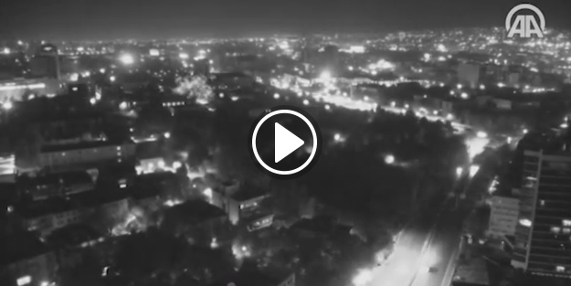 O gece Meclis çevresindeki mücadele telsiz anonslarında
