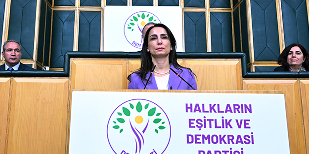 Meclis kürsüsünde skandal! PKK sözcüsü DEM'den askerlerimize aşağılık iftira