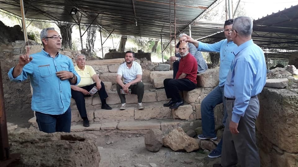 Meclis üyeleri Antandros’ta incelemelerde bulundular 