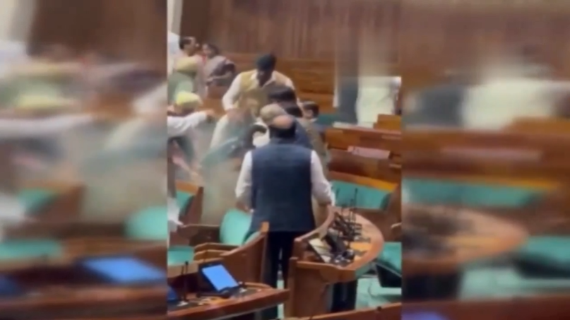 Meclise sis bombası attı, milletvekilleri tarafından dövüldü