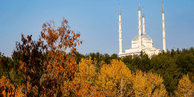 Medeniyetler şehri sonbaharda böyle görüntülendi