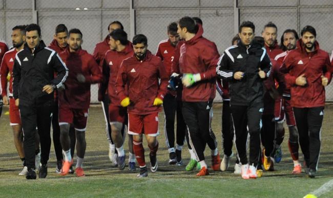 Medicana Sivasspor'da halaylı antrenman
