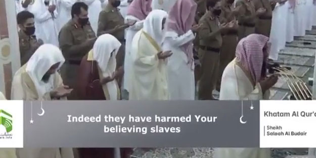 Medine-i Münevvere’de Filistinliler için dua edildi