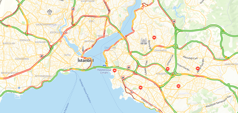 Megakent İstanbul’da trafik çilesi arttı: Yoğunluk yüzde 78’e çıktı