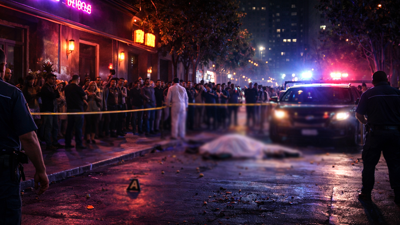 'Megastar' bar çıkışı vuruldu!