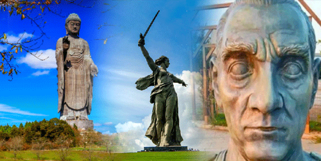 Meğer düşündüğümüz gibi değilmiş. İşte dünyanın en büyük heykelleri… CHP bu utançla yaşayamaz