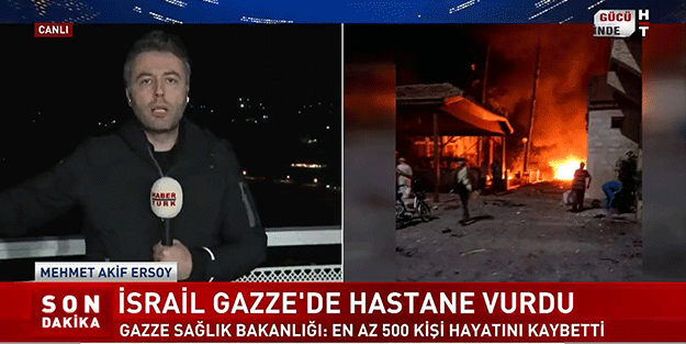 Mehmet Akif Ersoy İsrail terörünü anlattı! Canlı yayını izleyenin kanı dondu