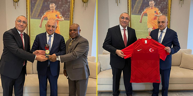 Mehmet Büyükekşi, D8 heyetini ağırladı