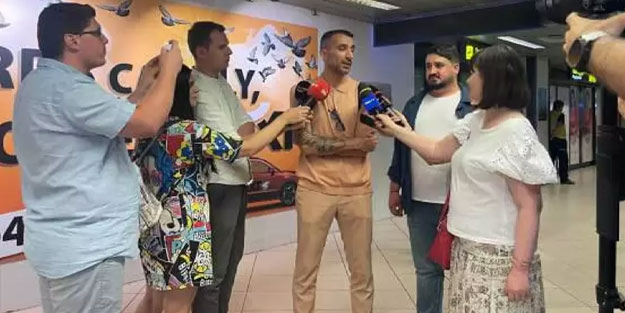 Mehmet Topal yeni takımı için yola çıktı