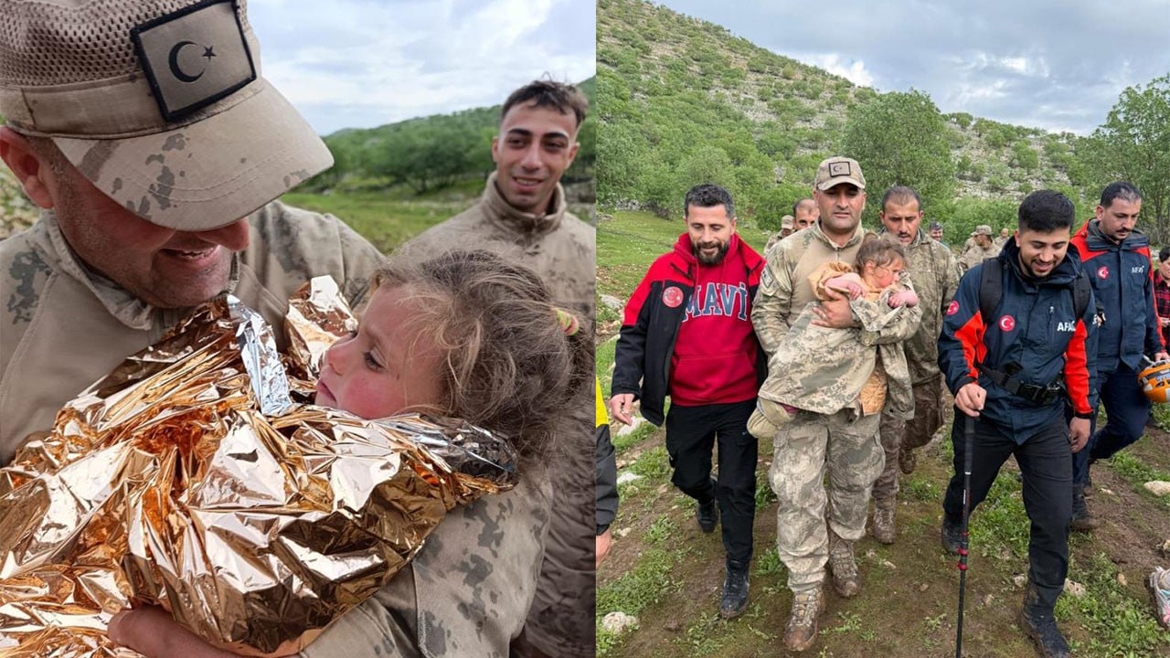 Mehmetçiğin şefkati Melike ile birlikte yürekleri de ısıttı