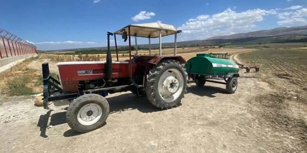 Mehmetçik su tankında gizlenmiş esrara geçit vermedi
