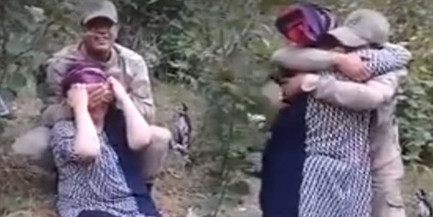 Mehmetçikten annesine duygulandıran sürpriz