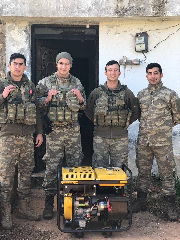 Mehmetçik’ten Başkan Bahçavan’a Jeneratör Teşekkürü 