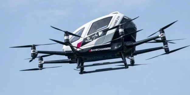 Mekke’de hacılar için uçan taksi hizmeti