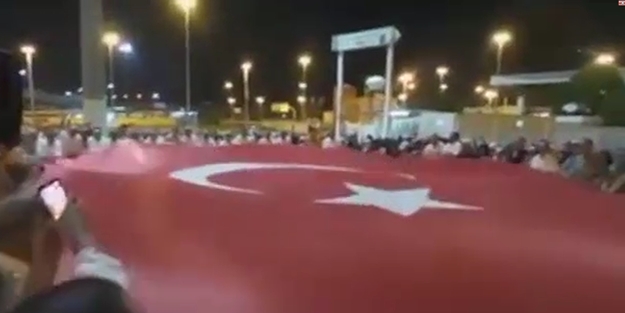 Mekke'den duygulandıran görüntü